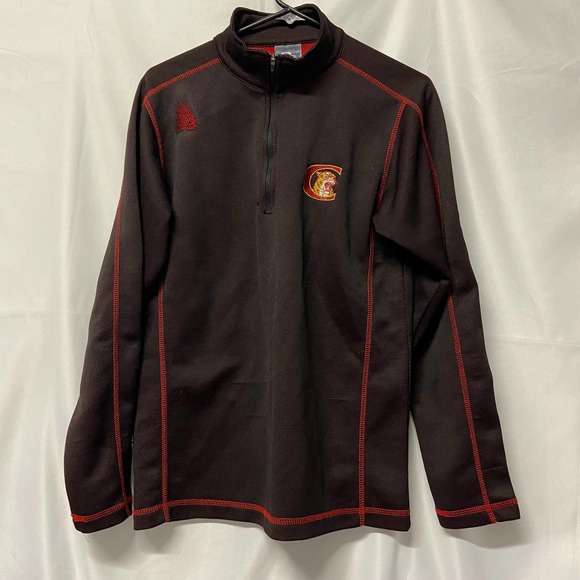 CG Pullover Jacket w/Zipper M Marron Brown Red - Picture 1 of 7